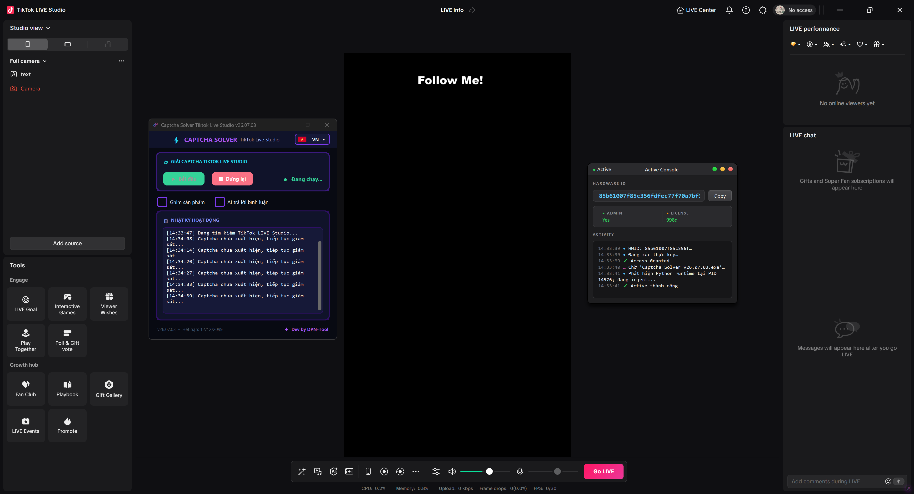 CAPTCHA SOLVER TIKTOK LIVE